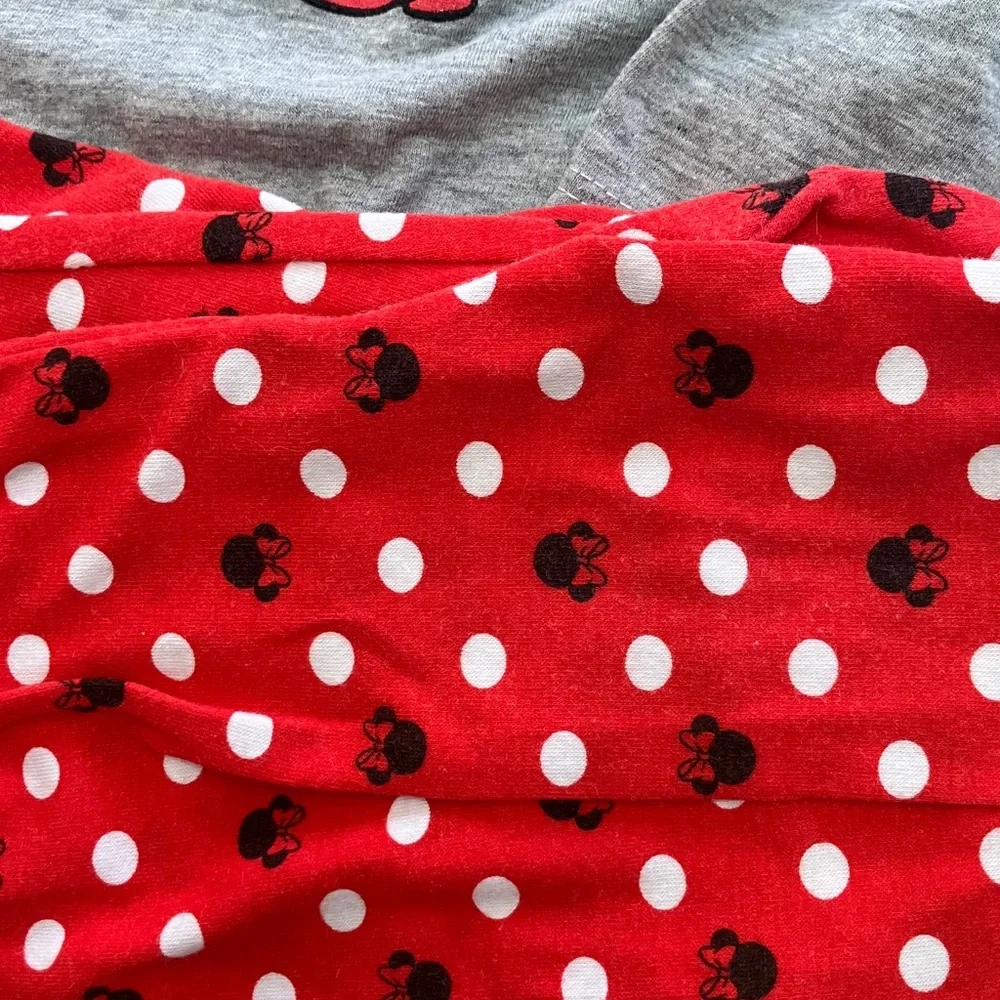 Disney Gray Princess Sweatshirt set &‎ Mickey and Minnie PJ set size 4